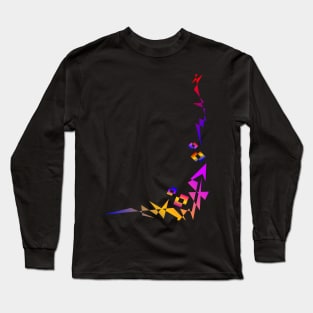 Abstract Gradient Color Long Sleeve T-Shirt